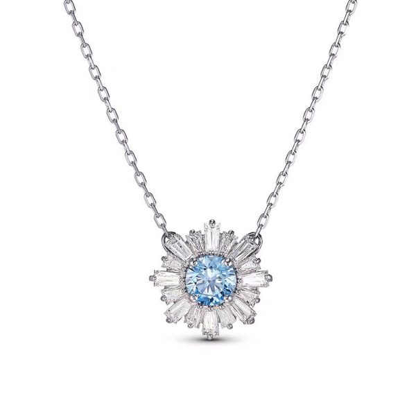 Swarovski 2025 Blue Sunflower Necklace