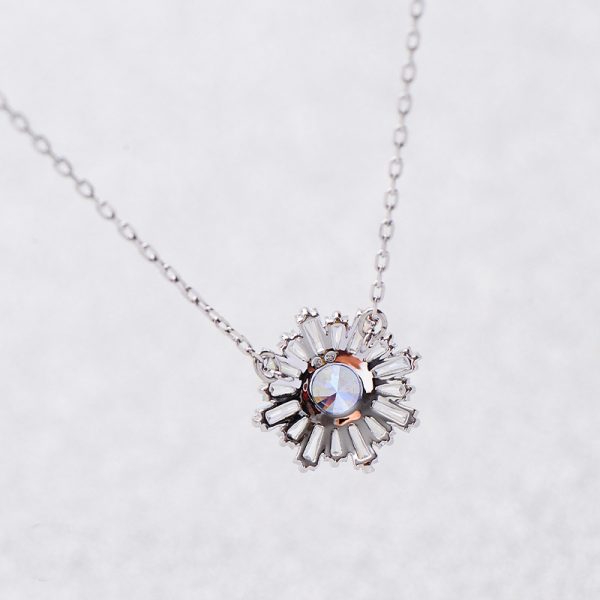 Swarovski 2025 Blue Sunflower Necklace - Image 4