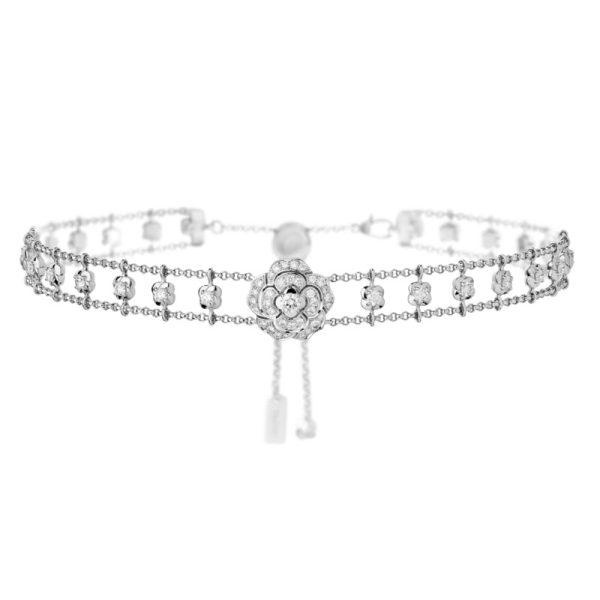 BOUTON DE CAMÉLIA CHOKER