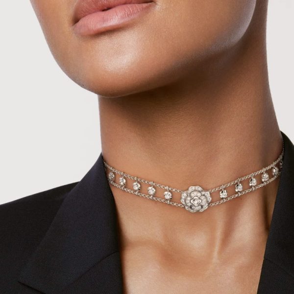 BOUTON DE CAMÉLIA CHOKER - Image 4