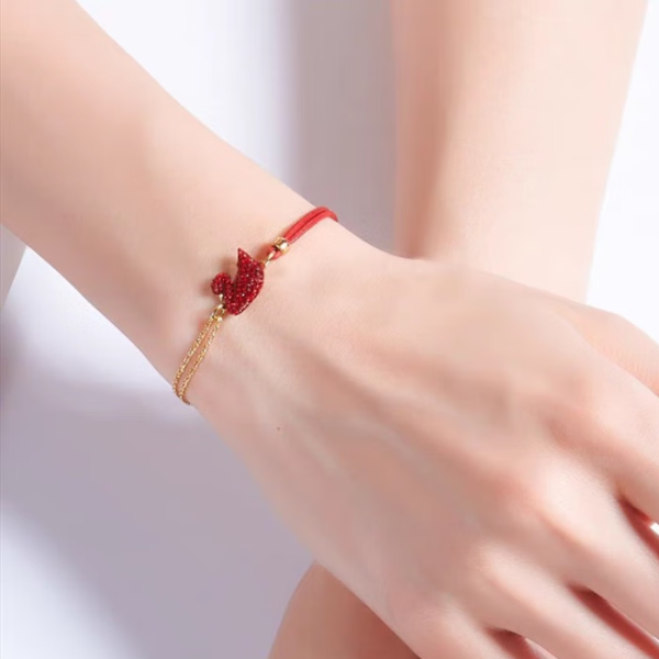 Swarovski red swan bracelet, a Valentine's Day gift - Image 4