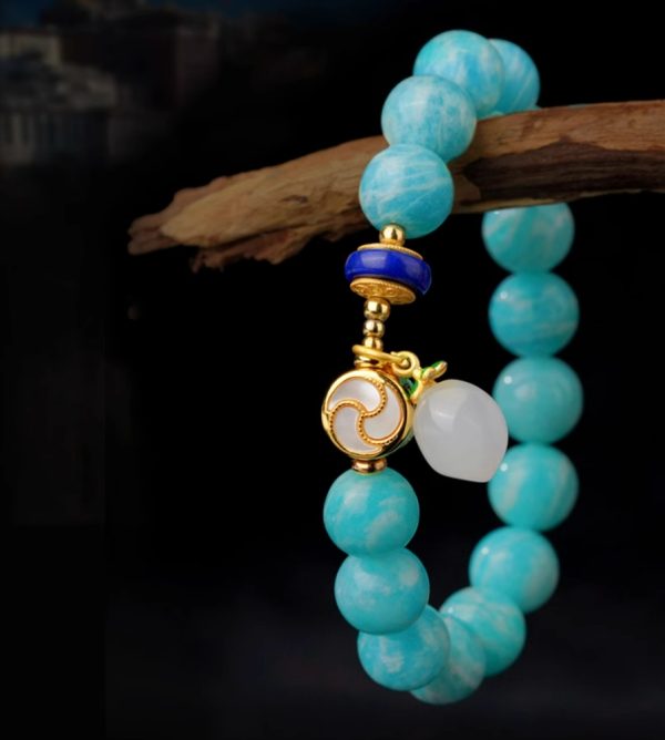 The Amazonite Xixuanbao Bracelet from Potala Palace - Image 2