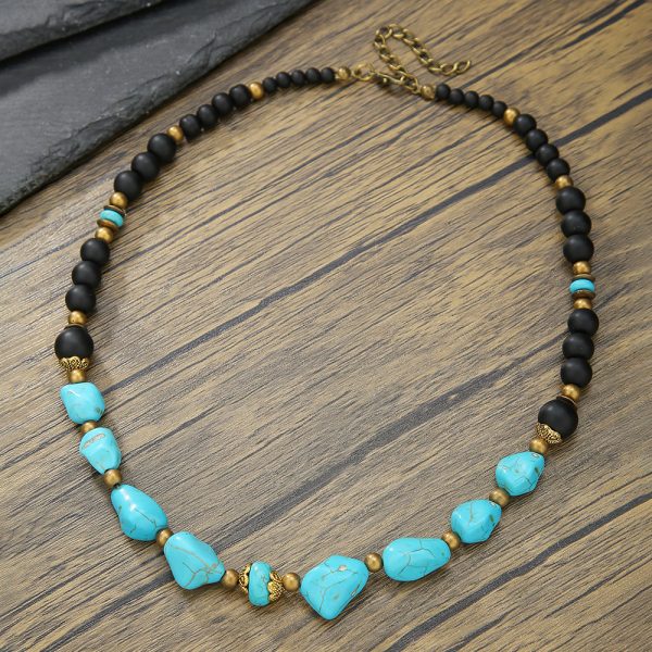 New surf punk men's turquoise necklaces - Image 3