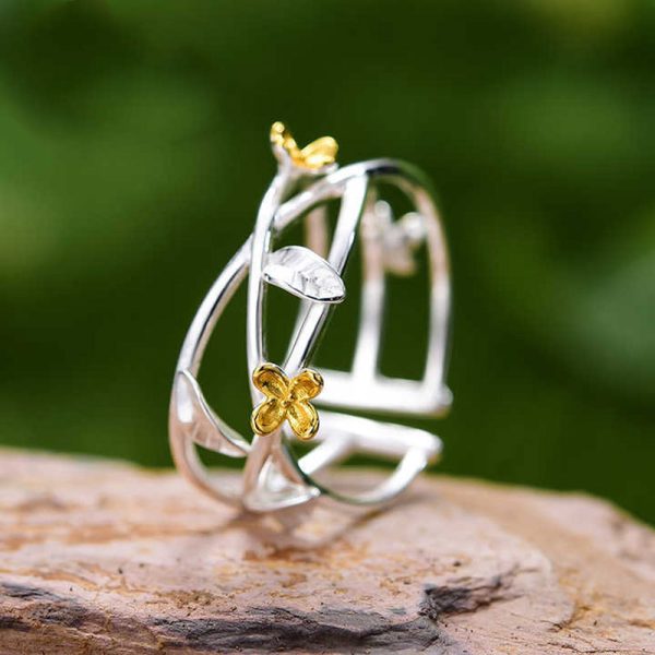 A sweet osmanthus ring made of 925 sterling silver - Image 7